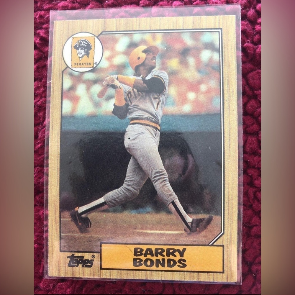 Error Card Barry Bonds Rookie 1987 Topps #320